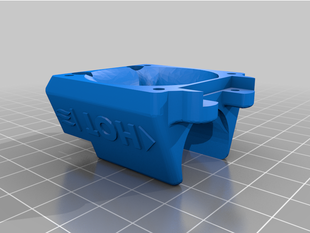 blv mgn carriage - v6 locker ir mini aerograph nozzle remix cube mod e3dv6 e3d 3D print model - Mito3D