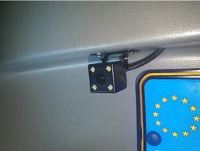 Led engelleyici arka kamera karavan binmek tampon 3d print model - Mito3D