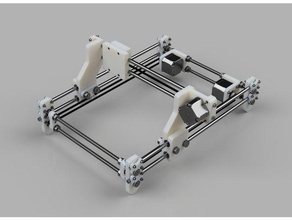 cnc gantry mendel i2 parts 3d print model - Mito3D