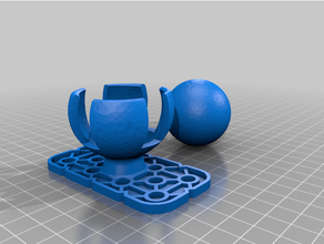 caster ball 3d print model - Mito3D