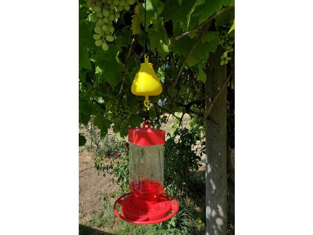 tulipano colibrì alimentatore formica fossato uccello ronzio 3D print model - Mito3D