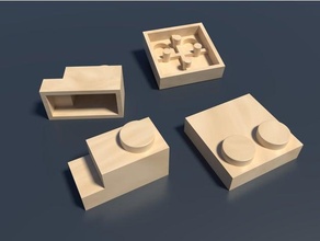 exin castillos escalones edificio bloques 3d print model - Mito3D