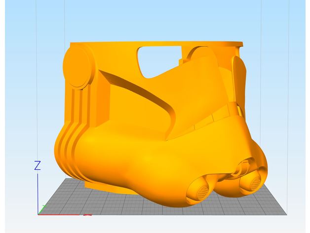 Estágio 2 clone Soldado capacete opções 3D print model - Mito3D