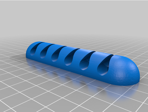customizable cable holder manage 3d print model - Mito3D