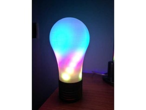 Birne LED Lampe Licht Streifen 3d print model - Mito3D