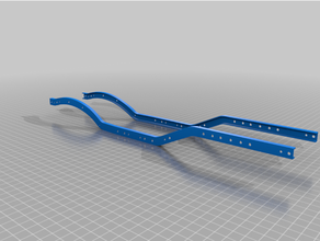 scx102 frame rails 3d print model - Mito3D