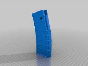 airsoft tokyo marui magazine 6 pmag style 6mm accesories attachment parts chargeur convertion goticwar hk 416 m4 mag mags scar-l 3d print model - Mito3D
