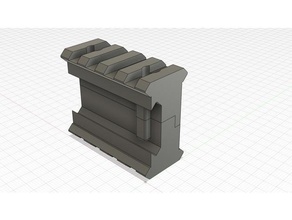 weaver rail 3d print model - Mito3D