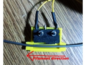 Filament Alarm Mikroschalter montieren 3d print model - Mito3D