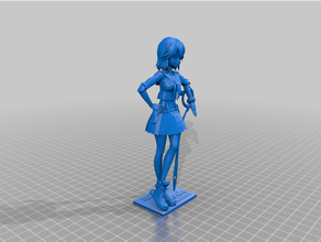 Ryuko figure 3d impression tuer 3d print model - Mito3D