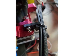 aluminum extruder cable support ender 3 + 3d print model - Mito3D
