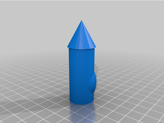 stupide fusée 3D print model - Mito3D