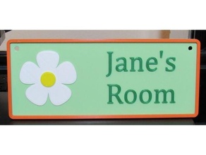 jane's room plate