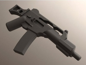 hk g36c Lego minifiguras g36 pistola minifig minifigura rifle arma 3d print model - Mito3D