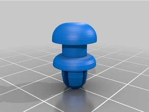 Citroen c3 tronco cobrir bainha grampo 3d print model - Mito3D