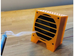 souder fumée extracteur 80mm ventilateur soudure 3d print model - Mito3D