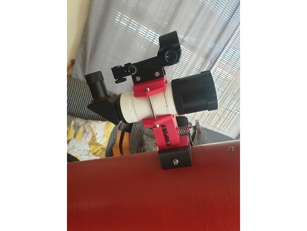 finder scope holder 3D print model - Mito3D