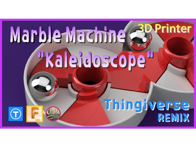 marbre machine kaléidoscope ctr remix centaury3d marbrer 3D print model - Mito3D