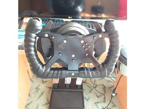 thrustmaster t150 gt3 wheel modification required sim-racing steering 3d print model - Mito3D