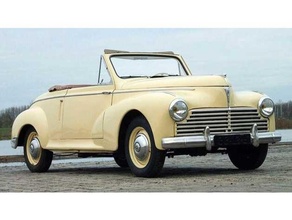 peugeot 203 cabriolet 1952 1948 1949 1950 1951 1953 1954 1955 1956 1957 1958 1959 1960 40s 50s 60s car convertible cr10 french 3d print model - Mito3D