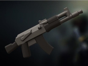 ak 105 Lego minifigure ak104 ak105 ak47 ak74 esercito pistola compatibile arma minifig Russia 3d print model - Mito3D