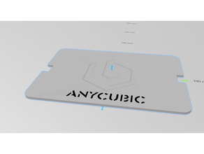 anycubic fotone IVA copertina guaina logo 3d print model - Mito3D