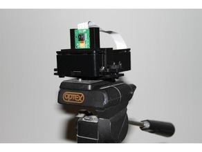 Ahududu pi basit tripod binmek pikam Kulp destek kamera 3d print model - Mito3D