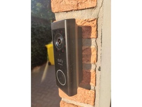eufy wireless doorbell 30 degree angled shim 3d print model - Mito3D