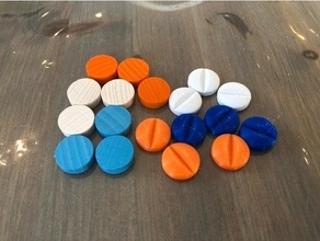rush md pills boardgame game hospital medical 3d print model - Mito3D