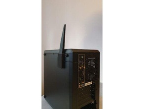 asus Wi Fi antenna titolare supporto cavo gestione magnetico 3d print model - Mito3D