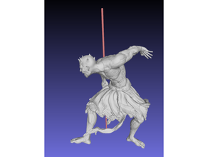 darth maul alto poli base remixare azione figura darthmaul spada laser figure figurina Guerre stellari stella guerre 3d print model - Mito3D