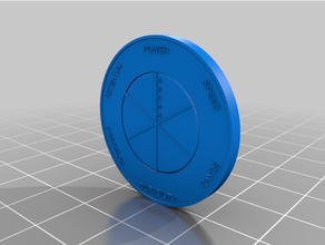 giogio stand statistic coin bizarre jjba jojo jojosbizzareadventure jojos 3d print model - Mito3D