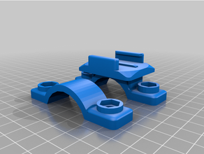 gopro bike mount slide clip base 3d print model - Mito3D