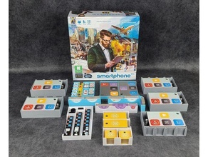 hear - board game insert smartphone boardgame accessories inserts organizer storeallthebits webdad 3d print model - Mito3D