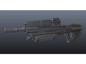 aréola infinito ma40 assalto rifle cosplay suporte vídeo jogos 3d print model - Mito3D