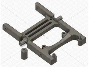 mn90 - d90 chassis brace mn99 wpl crawler 3d print model - Mito3D