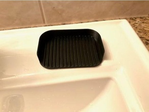 soap dish holder tray 3d print model - Mito3D