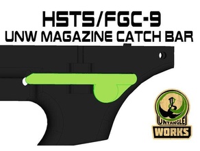 hsts fgc-9 unw magazine catch bar fgc fgc9 3d print model - Mito3D