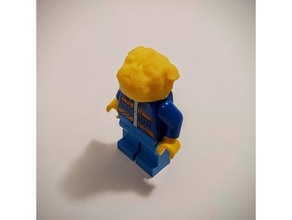 Lego minifig pug cabeça 3d print model - Mito3D
