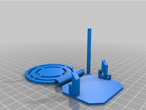 gun target - rubber band 3d print model - Mito3D