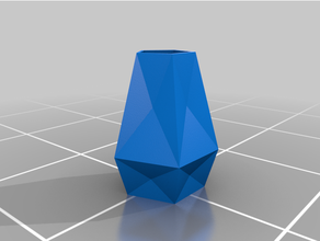 gem lamp shade geometric 3d print model - Mito3D