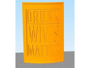 betrunken Frauen Angelegenheit komisch Lithophan 3d print model - Mito3D