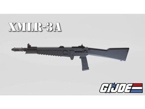 xmlr 3a 112 Rahmen Aktion Zahl Karikatur klassifiziert Kobra gi Joe Laser Gewehr Schneejob Spielzeug 3d print model - Mito3D