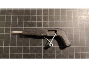 pinza ropa bolsillo pistola rediseñar 3d print model - Mito3D