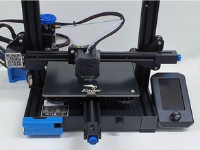 creality ender 3 pro & compact sd card adapter housing v3 ender3 sdcard holder 3d print model - Mito3D