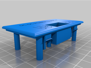 drok lm2596 suministro caja cubierta carcasa funda 3d print model - Mito3D