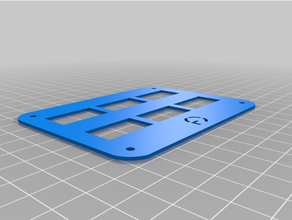 freedeck hole 3x2 case screwless 3d print model - Mito3D