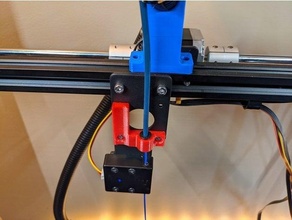 ender 5 filament bracket micro swiss dd kit 3d print model - Mito3D