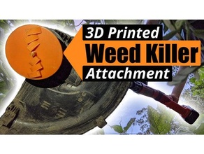 weed killer string trimmer attachment obliterator whacker 3d print model - Mito3D