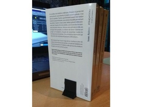 simples suporte livro estante ficar pé 3d print model - Mito3D